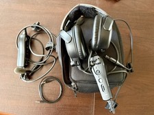 Bose A20 Headset w/ Bluetooth &6 pin plug. Includes spare mic & has new ear pads picture