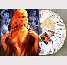 Playing Cards(Poker Deck 54Cards)SEXPLOITATION Vintage Sexy Lingerie Posters 028 picture