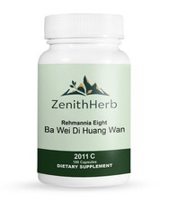 ZentihHerb Ba Wei Di Huang Wan, Rehmannia Eight 200 Count Capsules picture
