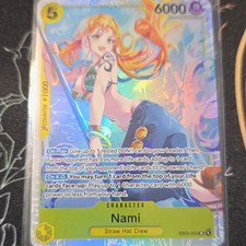 Bandai One Piece Card Game Nami EB03-053 Super Rare Full Art Foil 6000 picture