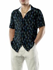 Halloween Hands Of The Dead Perfect Mens Hawaiian Short Sleeve Shirt A DUTY PAID picture