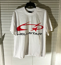 Hellstar White Start Swoosh Graphic Tee Size S picture