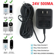 24V Power Supply Adapter Transformer W/ 26FT Wire Video Ring Doorbell 1/2/2 Pro picture
