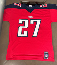 NEW Vintage Eddie George #27 Reebok Tennessee Titans Red Alternate Jersey Medium picture