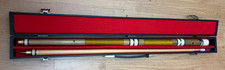 Trident JS27 Pool Cue 20 oz 4 piece Wood Thread Wrap Hard Case Taiwan EUC picture