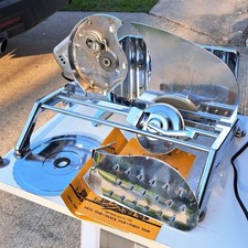 Vintage Rival Electric Food Meat Slicer Kitchen Deli Chrome Model 1030V/2 Manual picture