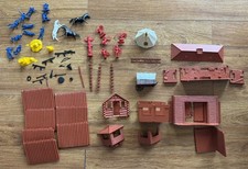 Vintage Marx Fort Apache Playset Parts Lot 54mm Soldiers Figures Accessories picture
