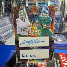 Leaf 2024 Metal Dual Autographs Fire Prismatic Houser/Carter #DA-15 /9 picture