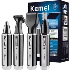 4-in-1 Rechargeable Trimmer for Nose, Beard, Ear, Eyebrow Hair/ Men Grooming Kit picture