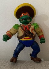 VINTAGE FIGURE WACKY WILD WEST BANDITO BASHIN MIKE TEENAGE TURTLES 1992 TMNT picture
