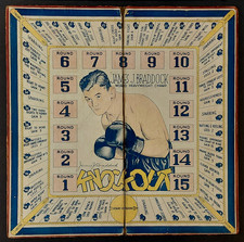 Rare 1935 James J. Braddock KNOCKOUT Boxing Board Game World Heavyweight Champ picture