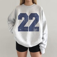 Custom Jersey Number Football Sweatshirt Game Day Team Spirit Sports Fan picture