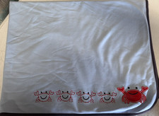 Vintage Gymboree Crabs VHTF  RARE Whales CRABS SEA Blanket 2001 picture