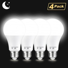 A19 Dusk to Dawn LED Light Bulbs with Photocell Sensor Automatic On/Off picture