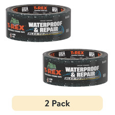 T-Rex Ferociously Strong Black Waterproof and Repair Tape 1.88 in x 10 yd (2 Pk) picture