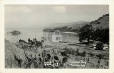 Catalina Island Camp Emerald Bay Island 40 Boy Scout Camp RPPC Postcard COPY picture