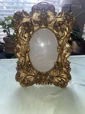 Vtg 2001 Brother Sister Design Studio Gold Ornate Rococo Cherub Frame 8