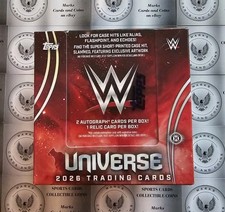 2026 Topps WWE Universe Hobby Box - 2 Autos, 1 Relic per Box  picture