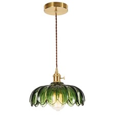 Vintage Pendant Light Glass Pendant Lights Kitchen Island with Rotating Switch picture