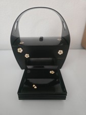 Vintage Japanese Lacquer Picnic Box w/5 trays picture