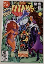 The New Teen Titans 23 1982  1st Blackfire And Adrian Chase + Vigilante #1  picture