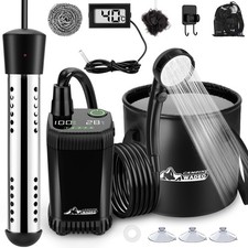 2026 Upgraded Portable Shower with Heater,5 Gal Foldable Bucket,LED Display picture