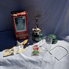 Coleman 321B LANTERN Sport-Lite w/Original Box, Manual, Silk Mantle, funnel 2/77 picture