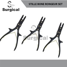 3 PCs Stille Luer Bone Rongeur Set 9