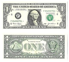 2003 $1 Atlanta District Star Note Fr 1929-F* Uncirculated Stock Photo picture