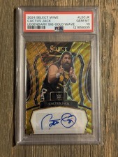 2024 Select WWE Cactus Jack Legendary Signatures Gold Wave Prizm PSA 10 #/5 picture
