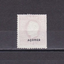 PORTUGAL AZORES 1882, Sc# 54, CV $125, No gum picture