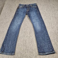 Wrangler Retro Slim Bootcut Jeans Mens 32x32 Dark Wash Western 10WLT77LY picture