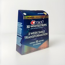 Crest 3D Whitestrips Level 11 Whiter Enamel Safe White Kit 32 Strips EXP 4/27 picture