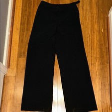 Vintage Ann Taylor Black Wide Leg Pants  Size 2 Old Money Fashion Minimalist picture