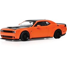 IXO America 1/64 2019 Dodge Challenger SRT Hellcat Go Mango Diecast U64RDC001 picture