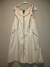 Lane Bryant Sleeveless White Dress With Pockets Size 20 picture