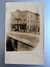 Albion Hotel RPPC Hotel Building Street View Vintage Postcard Pennsylvania picture