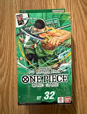 One Piece TCG Green Roronoa Zoro Starter Deck ST-32 Sealed English + OP-16 Pack picture