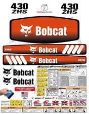 Fits Bobcat 430 ZHS Mini Excavator Decal Kit - 3M Vinyl -  picture