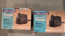Little Giant Submersible Pump 63 Gal/hr New Fountain Pond Electric Waterfall NIB picture
