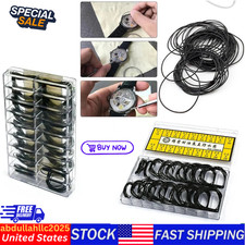 200pcs 0.5&0.6mm Waterproof Watch O-Ring Rubber Gasket Assortment For Watchmaker picture