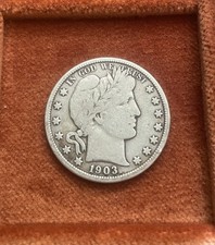 1903 Barber Half Dollar Philadelphia | Very Good Details picture