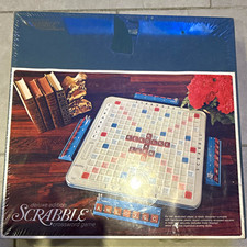 Vintage 1972 Deluxe Scrabble Board Game Selchow & Righter Factory Sealed NOS picture