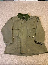 Filson Men's M Otter Green Waxed Cotton Shelter Cloth Packer Coat USA picture