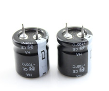 New Qty 2 PANASONIC 4700UF 25V Capacitor Aluminum Electrolytic SNAP IN picture