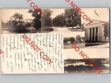 c1905 Multiview Town Hall Residences Roads SANDWICH Massachusetts MA RPPC Photo picture