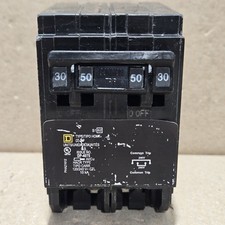 Square D HOMT230250CP 30/50 Amp 2 Poles Quad Circuit Breaker New picture