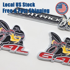 3Pcs Set 6.4L Super SCAT PACK Bee Emblems Badge Sticker Trunk Fit All Cars Truck picture