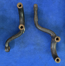 Vintage 1937-1948 Early V-8 Ford Cast Iron Dropped Steering Arms (Pair) picture