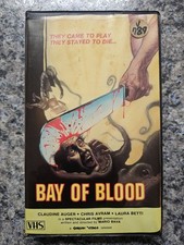 BAY OF BLOOD Mario Bava Original 1971 VHS Video Cult Horror Rare Clamshell Case picture